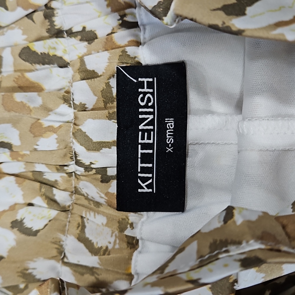 Kittenish Satin Cheetah Shorts Size Small - Picture 3 of 6